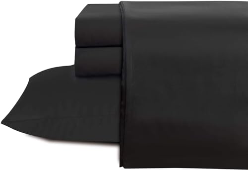 Shunjie.Home California King Cotton Sheet Set Black