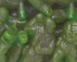 Green Gummi Gummy Army Guys Candy 1 Pound Bag by Albanese Confectionery