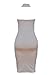 Prograce Hlater Off Shoulder Midi Length Party Club Bandage Dresses for Woman White Small