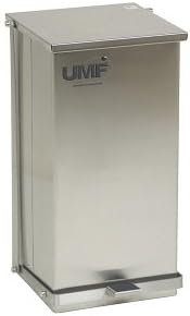 Umf Medical Foot Operated Stainless Waste Can, 48 QT, 1 Each