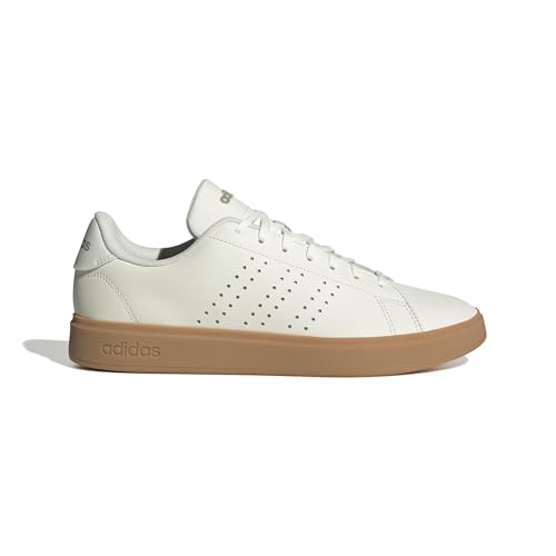 adidas Men's Advantage 2.0 Shoes, Off White/Off White/Putty Beige, 5 UK