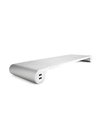 Quirky barra espaciadora Organizador de computadora con puertos USB (aluminio)