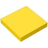 Classic Bricks Tile 2 x 2 100 Piece, Compatible with Lego Parts 3068, Creative Play Set - 100% Compatible with Lego and All Major Brick Brands(Colour:Yellow)