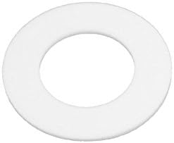 SHORT Ten Pcs Flat PTFE Gasket Washer (White)