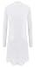 Long Cardigan with Pocket Long Sleeves for Women 2X-Large White