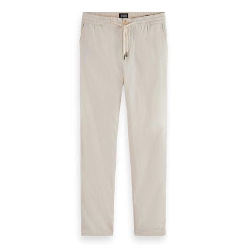 Scotch & Soda Warren Chino, Pantalones Casuales, Hombre, Off White, 29W / 34L