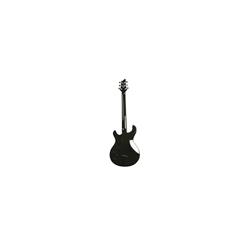 IYV 6 String IP350 TBK PRS SolidBody Electric Guitar, Trans Black