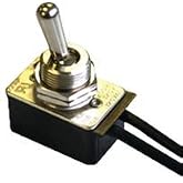 Electroswitch Toggle Switch, Spst, 10A, 125-6600