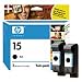 HP No. 15 Black Ink Cartridge Twin Pack (C6653BN)