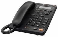 CORDED TELEPHONE - KEYPAD - SINGLE-LINE OPERATION - 2-WAY - LCD DISPLAY - BLACK Electronics Computer Networking