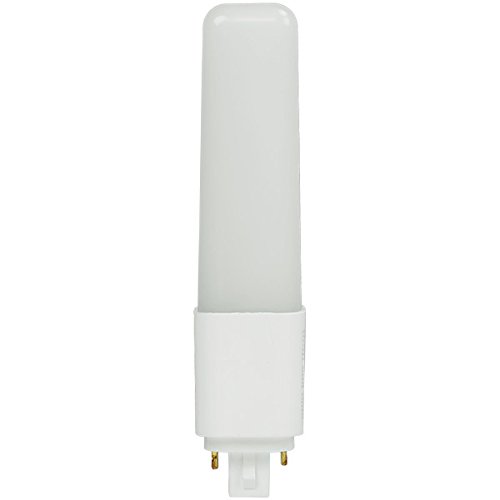 QUEST MANUFACTURING LED G24 4-Pin PL Lamp 13W=(26W Equivalent) Compact Fluorescent Lamp Replacement; Non Dimmable; 40,000 Life Hours; Ballast Compatible; 1300 Lumens; 120V (Cool-White 4000K) 2 PACK