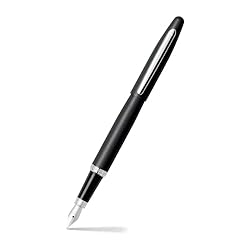 Sheaffer VFM Strobe Silver Fountain Pen with Chrome