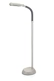 Verilux Original Natural Spectrum Floor Lamp with Adjustable EasyFlex Gooseneck, Ivory