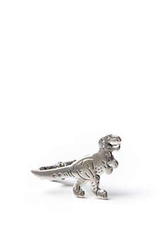 “T-Rex” Designer Dinosaur Tie Clip Conversational Novelty Men’s Fashion Tie Bar - Thumbnail 3