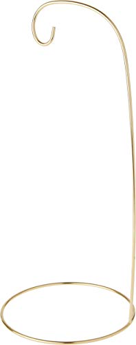 Bard's Gold-Toned Ornament Stand, 12" H x 5.25" W x 5.25" D