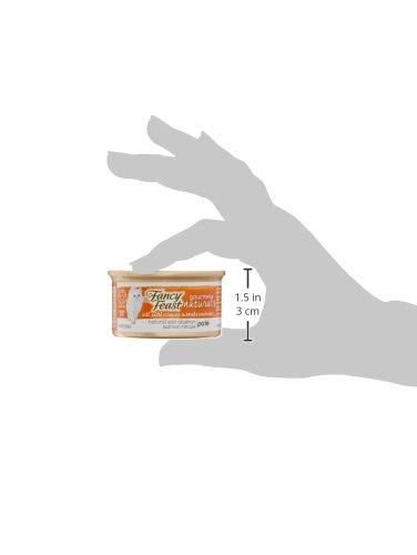 FANCY FEAST PURINA GOURMET NATURALS GRAIN FREE PATE WILD ALASKAN SALMON RECIPE ADULT WET CAT FOOD, 3.00 OUNCE (PACK OF 12)
