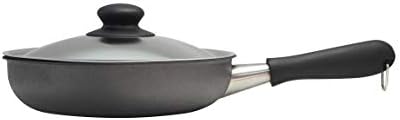 柳宗理 日本製 鉄フライパン 22 ダブルファイバーライン窒化加工 売買 ふた付き グレー Ih対応