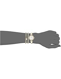 Anne Klein AK   3288GBST - Juego de reloj y pulsera para mujer con cristales Swarovski acentuados en tono dorado