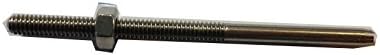 Hand Swage Threaded Terminal for 1/8" Cable (10 Pieces/Pack)