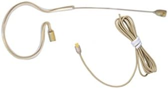 BED4Kc-GT Earset Headset Microphone 3.3" Child Boom, Replaceable Cable suit GTD Audio Bodypack Transmitters - single ear hook - lightweight - Cream - TA3F mini 3 pin XLR plug - 1 Year Warranty