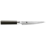 Shun DM0722 Classic 6-Inch Serrated Utility Knife
