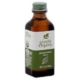 Simply Organic Peppermint Flavor, Certified Organic, 2.0 Ounce Bottle