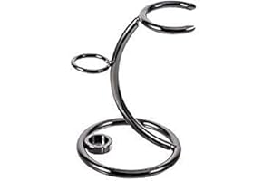 Grandslam Shaving Razor and Brush Stand Universal Holder for Safety Razor Storage Shave Brush Holder (gunmetal)