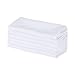 E-Living Store Polyester Cloth Napkins, Commercial Qualit & Heavy Duty for Restaurant, Catering Event, or Home Use (18x18 - Bulk Set of 6) White