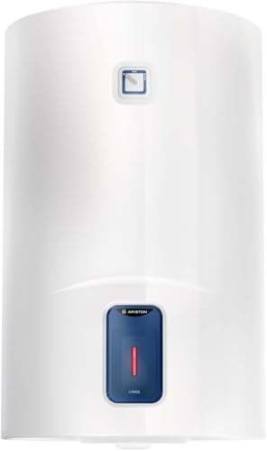 Lydos R - Termo Electrico 80 Litros, Calentador de Agua Eléctrico Vertical con Regulación Externa y Titanio en el Depósito 48x45x56, Calentadores Instalación en España Eficiencia C Rango(A+/F)
