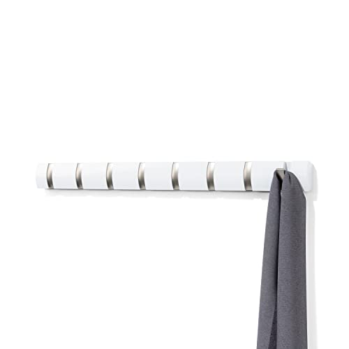 【umbra】 フリップフック FRIP HOOK 8HOOK 壁掛けフック 収納 シャインホワイト