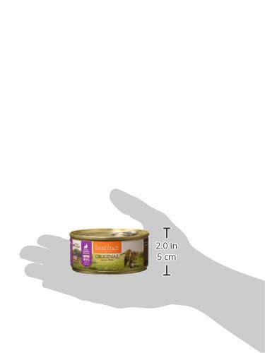 INSTINCT ORIGINAL GRAIN FREE REAL RABBIT RECIPE NATURAL WET CANNED CAT FOOD BY NATURE’S VARIETY, 5.5 OZ. CANS (CASE OF 12)