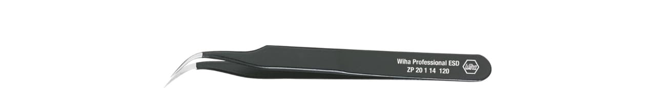 Wiha 32335 ZP 20114 Precision Tweezers Type 7a 120 mm