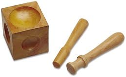 Wood Dapping Block with 2 Punches | DAP-128.00