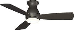 Fanimation FPS8332BGRW Hugh 44 Ceiling Fan with LED