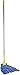 Amazon Basics Commercial Microfiber Tube Mop Head, 5 Inch Headband, Medium, Blue, 6-Pack