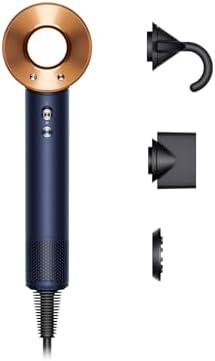 Supersonic™ asciugacapelli Straight+Wavy – asciugatura rapida senza calore estremo – controllo intelligente della temperatura – include 3 accessori