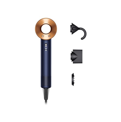 Supersonic™ asciugacapelli Straight+Wavy – asciugatura rapida senza calore estremo – controllo intelligente della temperatura – include 3 accessori