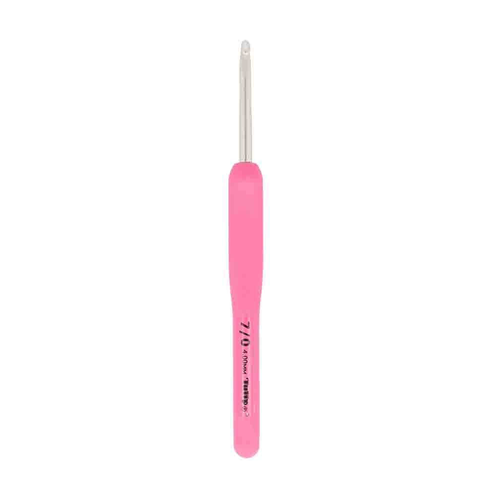 Tulip Etimo Rose Crochet Hook 4.0 mm Soft-Grip Pink - 1 piece