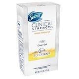 Secret Clinical Strength Clear Gel Antiperspirant & Deodorant, Stress Response, 1.6 oz