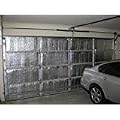 NASA Tech White Reflective Foam Core Garage Door Insulation Kit16L x 8H 5 panel