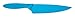 ZYLISS Chef's Knife with Sheath Cover, 7.5-Inch Non-Stick Stainless Steel Blade, Blue