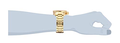 Invicta-Mens-Aviator-Analog-Quartz-Watch-with-Stainless-Steel-Strap-Gold-24-Model-28161