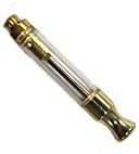 Clear Steel Design Empty Ceramic Cartridge 1 ml/ 1 Gram (Pack of 50)