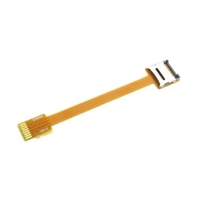 Cablecc Micro SD TF Memory Card Kit Male to Female Extension Soft Flat FPC Cable Extender 10cm