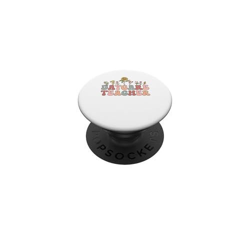 Groovy Daycare Teacher Appreciation Week back to school PopSockets Adhesive Pop…