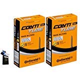 Continental 60mm Presta Valve Bicycle Tube Pack of 2 (700 x 18-25)