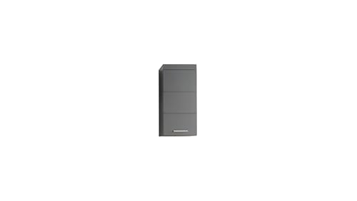 trendteam smart living - Amanda - Hängeschrank - Agave Grau Hochglanz - 1 Einlegeboden - (BxHxT) 37 x 77 x 23 cm - Kratzfest