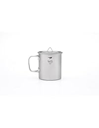 Keith titanio ti3203 single wall taza con asa pleg