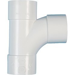 Polypipe 32Mm X 92.1/2Deg Swept Tee Abs Ws21:W by Polypipe