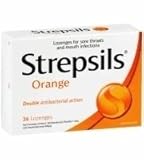 Strepsils Orange and Vit C Cough Pill Relieve Sore Throat